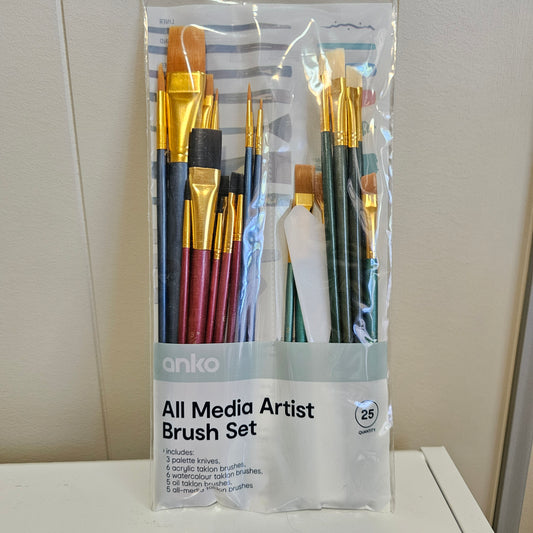 Supplies - Anko All Media Artist Brush Set