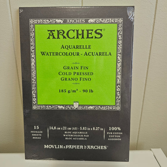 Surfaces - Arches A5 185GSM Cold Press Cotton Watercolour