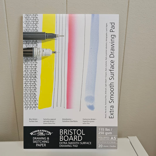 Surfaces - Winsor Newton Extra Smooth Bristol Pad A5 250gsm