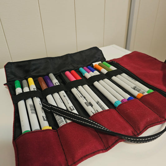 Pens/Markers - Tombow ABT Pro Alcohol Markers 15 with Pen Roll