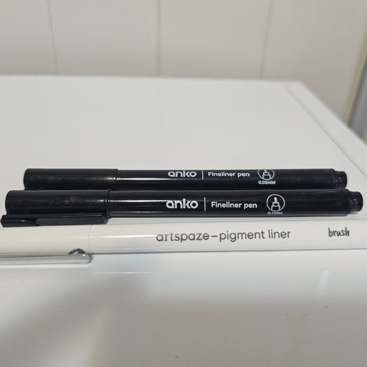 Pens/Markers - Trio of Fine Liners (Anko and Artspaze)