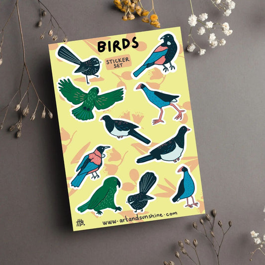 Sticker Sheet - Birds